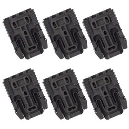 6PCS Quick Locking System Kit QLS Locking Fork & Mount Plate For Tactical Holster QLS Holster Attachments Quick Transfer Gear