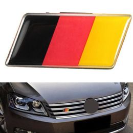 vw grilles Canada - Germany Flag Grille Grill Emblem Badge Decal Sticker Fit For BMW Audi VW Sturdy