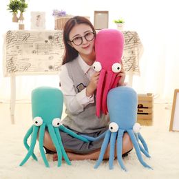 45cm Cartoon Sea Octopus Doll Pillow lovely Squid Plush Toys Soft Cushion stuffed birthday gift for Children LA069