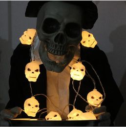 2018 Halloween decoration helloween skeleton pumpkin lantern 10pcs horror Pumpkin Lamp decoration of celebrations and events