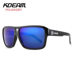 KDEAM Eyewear Goggles With Free Box Polarised Sunglasses Men Brand Driving Glasses Lunette De Soleil Zonnebril in Sports KD520-1
