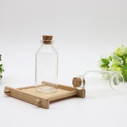 30ml Small Mini Glass bottles Vials Jars with Cork Stoppers 30ml 30x70x12.5mm Message Weddings Wish Jewelry Party Favors