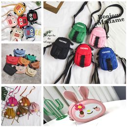 2018 New Kids Handbags Lovely Kids Princess Mini Purse Teenager Girls Boys Shoulder Bags Baby Snack Bags Cute Christmas Gifts