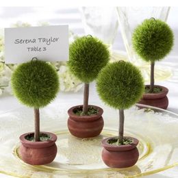 100pcs/lot Wedding favor Topiary tree Photo and Place Card Holder Wedding table decoration or party fast shipping