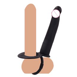 10 Speed Anal Dildo Vibrator Double Penetration Anus beads Penis sex rings Anal sex toys Butt Plug Adult sex toys for Men Women S19706