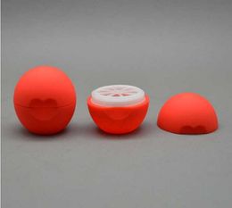 Blank Cosmetic Ball Container 7g Lip Balm Jar Eye Gloss Cream Sample Case Free Shipping SN574