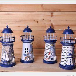 LightHouse Teelicht Kerzenständer Segeln Home Cafe Tischdekoration Handwerk