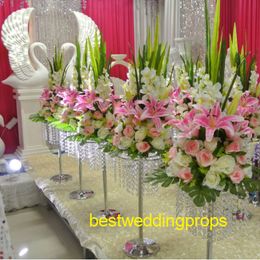 wholesale acrylic diamond aisle stands /walkway stand / wedding crystal pillar for weddings best0325