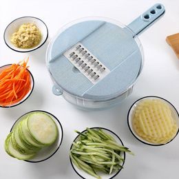 Manual Food Chopper Household Vegetable Chopper Shredder Multifunction Egg White Separator Round Veggie Fruit Crusher Blender