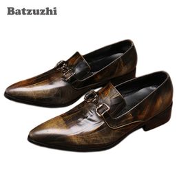 Zapatos Hombre Brand New Formal Men Dress Shoes Leather Luxury Wedding Male Shoes Suit Wedding Shoes Men Chaussures Hommes Big Size 46