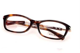 Brand 04P eleglant female small frame glasses A+imported pure-plank prescription glasses with original case OEM factory price freeshipping