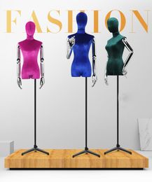 New Arrival!! High Quality Dressmaking Colourful Mannequin With Hand N Base On Display