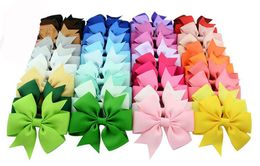 40 Colours cute bow barrettes children hairclip solid Colour hairpin fashion hair accessories for kids