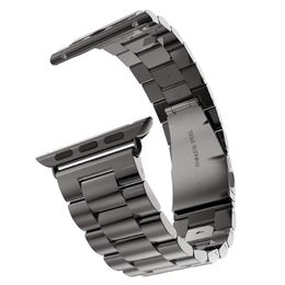 Pulseira para Apple Watch SE Series 7/6/5/4 (40 mm 44 mm) Pulseira de metal de aço inoxidável Banda de substituição empresarial para Apple Watch iWatch Series 6 5 4