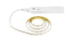 IP65 Waterproof LED Strip PIR Motion Sensor Light Smart Turn ON OFF Bed Light Flexiable LED Strip lamp For Closet Stairs Kitchen