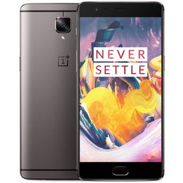 Original Oneplus 3T A3010 4G LTE Cell Phone 6GB RAM 64GB ROM Snapdragon821 Quad Core Android 5.5 inch 16MP Fingerprint ID Smart Mobile Phone