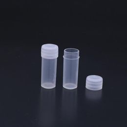 5ml Plastic Pill Bottle Empty Containers Storage Bottle Sample Vials With Lid For Test Free Shipping QW8884