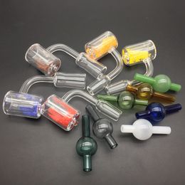 25mm OD XXL Quartz Thermochromic Bucket Domeless Thermal Banger Nails 10mm 14mm 18mm Male Female Yellow Sand quartz nail For Glass Bongs