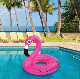 90cm Baby Inflatable Swan Flamingo Children swimming laps Sunnylife baby kids Water Sports Swimming Life Vest BuoyFlamingo swim rings