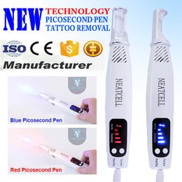 Newest Blue Red Light Laser Picosecond Tattoo Removal Equipment Freckle Spot Scar Removal Acne Therapy Home Use Anti Ageing Beauty Machine