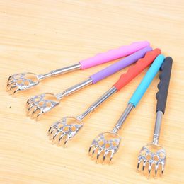 Back Massage Tool Cute Bear Claw Stainless Back Claw Back Scratcher Ultimate Extendable To 23'' Free Shipping LX3915