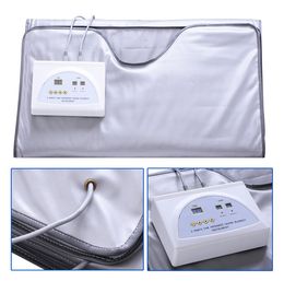FIR Far Infrared Heating Sauna Blanket Lymph Drainage Slimming Weight Loss Heating Therapy Body Shaping Detox Machine