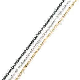 10meter in bulk Stainless Steel 1.5//2//3mm Wire Link chain Jewelry Findings DIY