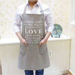the pocket of the adult apron is handmade and baked with a soft texture and high quality 100 cotton 7080cm