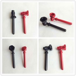 Newest Spy Screw bolt Shaped smoking metal pipe Tobacco Cigarette Hand Secret Pipes Tools Accessories 7 colors 8cm Length Fashion