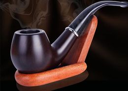 Ebonized fine grinding resin and ring pipe hammer technology of smooth curved Vintage Retro Yanju