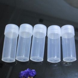 Screw cap plastic packing bottles 5g 5ml transparent powder bottle sample bottle storage container jar clear