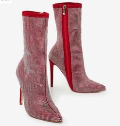 Descuento Botas De Diamante Rojo 2022 en venta en DHgate.com