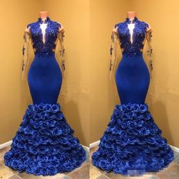 royal blue and white african dresses