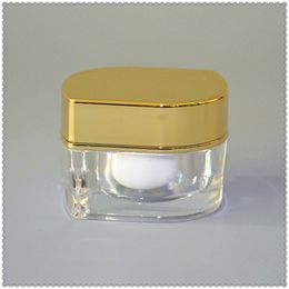 10g eye shape cream jar for essence/gel/moisturizer/day cream/night cream cosmetic packing plastic jar F1520