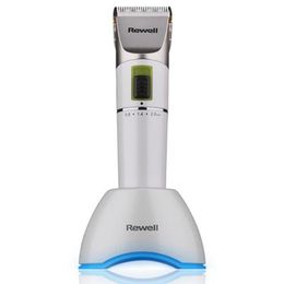Professional hair trimmer Rechargeable electric clipper machine Shaving hair care styling Ceramic blade Fine-tuning 100-240V rewell f21