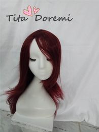 Wigs Cosplay Costume Hair Reddish Brown Long Curly Hair Wig