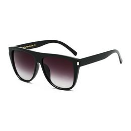 2021 Dikdörtgen Bayan Kadın Güneş Gözlüğü Marka Gözlük Shades Siyah Çerçeve Moda Vintage UV400 Güneş Plastik Kare Vwcfx