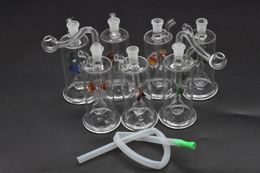 Colourful Hitman Mini Glass tobacco Bongs oil rigs Birdcage inline perc Smoking Pipe Dab Rigs Water Pipes Bong with 10mm male joint