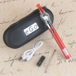 Dabber Wax Vape Glass Globe Dab Pens Starter Kit Dome Portable Vaporizer UGO V II Battery eCigs Mini Zipper eGo Case