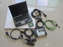 mb star c4 diagnostic tool sd connect hardware wifi with hdd installed in d630 laptop ready to use