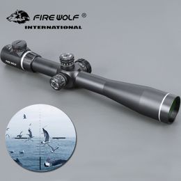 rifle scopes snipers Australia - FIRE WOLF QZ 6-24X40 Z600 Side Parallax Optics Riflescope Hunting Scopes Tactical Sniper Rifle Scope for Airsoft Rifle