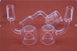 double tube XXL Thermal Core Reactor Quartz Banger Nail With Quartz Bubble Carb Cap 10/14/18mm for smoking tool