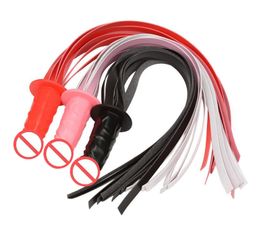 Leather Bondage Whips Fine Flogger Slave Roleplay Spanking Sex Toys For Couples Product BDSM Products