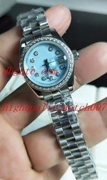 Excellent Women's Fashion Wristwatches 279163 178274 Stainless Steel Ice green dial 26mm 31mm Asia ETA 2813 Movement Automatic Ladies