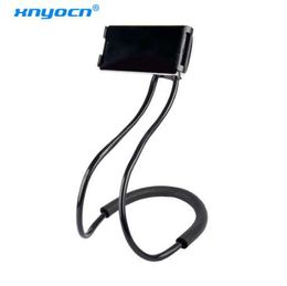 Xnyocn Lazy Neck Phone Holder Stand for IPhone 7 8 Desk 360 Degree Rotation Mobile Phone Mount Bracket Cell Phone Holder Stand