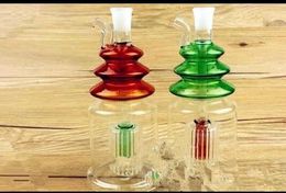 On the two floor tower hookah ,Wholesale Bongs Oil Burner Pipes Water Pipes Glass Pipe Oil Rigs Smoking Free Shipping