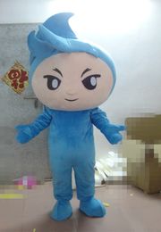 Blue elves Mascot Costumes Animated theme little boy Cospaly Cartoon mascot Character adult Halloween Carnival party Costume
