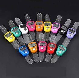 mini Ring Shape Finger Counter LCD Electronic Digital Tally Counters Timers
