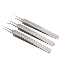 Stainless Steel Acne Needle Tweezers Removedor De Cravo Blackhead Acne Remover Extrator De Cravo Face Care Tool