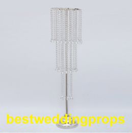 new style Wedding Metal Gold Colour Flower Vase Column Stand for Wedding Centrepiece Decoration best0167